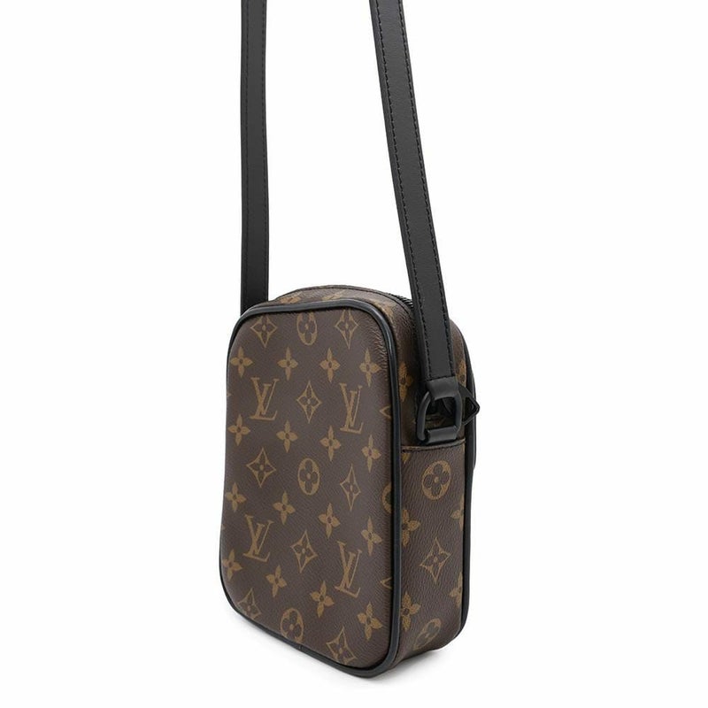 ルイヴィトン ショルダーバッグ モノグラム・マカサー クリストファー・ウエアラブル ウォレット M69404 LOUIS VUITTON 黒 ブラック