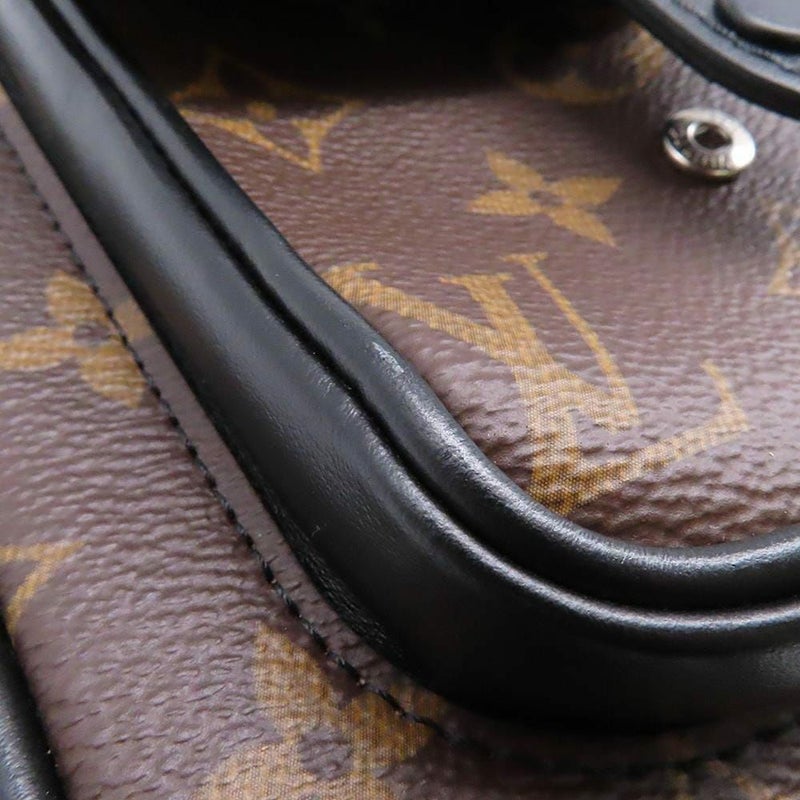 ルイヴィトン ショルダーバッグ モノグラム・マカサー クリストファー・ウエアラブル ウォレット M69404 LOUIS VUITTON 黒 ブラック