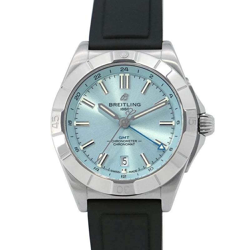 ブライトリング クロノマット オートマチック GMT 40 P32398101C1S2 BREITLING 腕時計 アイスブルー文字盤