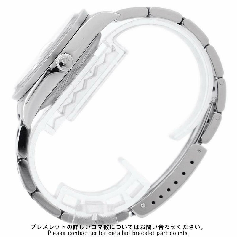 ロレックス オイスターパーペチュアル デイト U番 15210 ROLEX 腕時計 ピンク文字盤 飛びアラビア