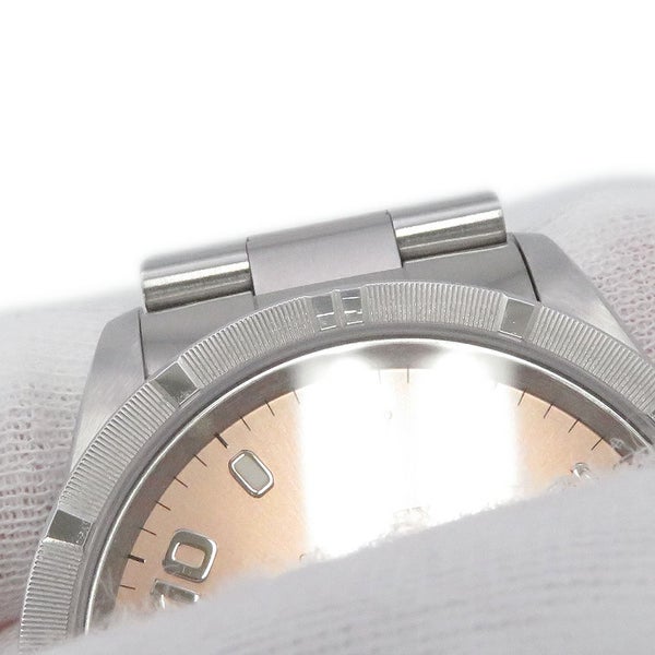 ロレックス オイスターパーペチュアル デイト U番 15210 ROLEX 腕時計 ピンク文字盤 飛びアラビア