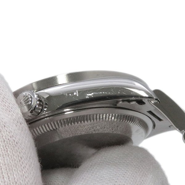 ロレックス オイスターパーペチュアル デイト U番 15210 ROLEX 腕時計 ピンク文字盤 飛びアラビア