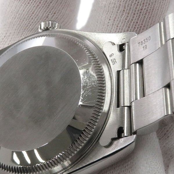 ロレックス オイスターパーペチュアル デイト U番 15210 ROLEX 腕時計 ピンク文字盤 飛びアラビア