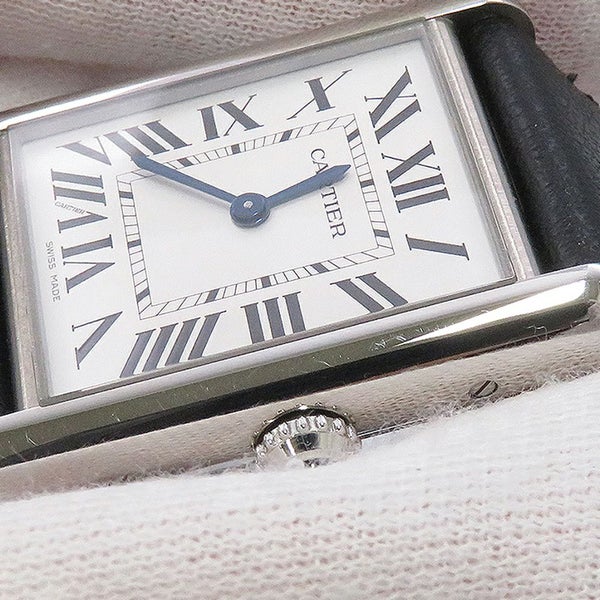 カルティエ タンク マスト LM WSTA0059 Cartier 腕時計 シルバー文字盤 ソーラービート