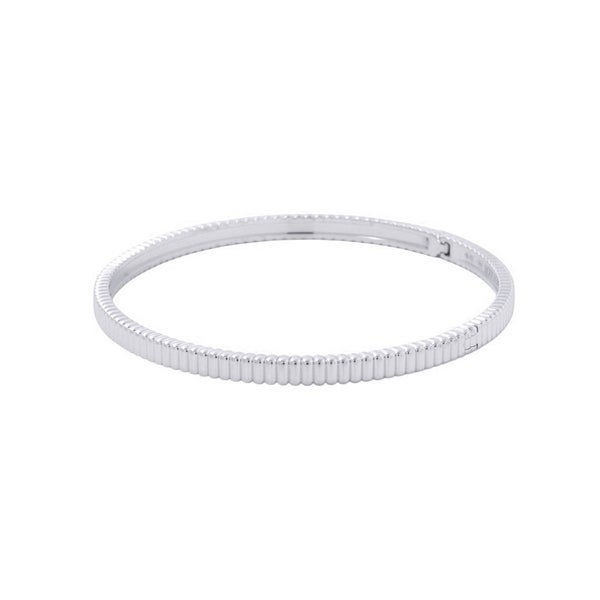 ブシュロン ブレスレット キャトル グログラン バングル スモール K18WGホワイトゴールド サイズ18 JBT00749 Boucheron