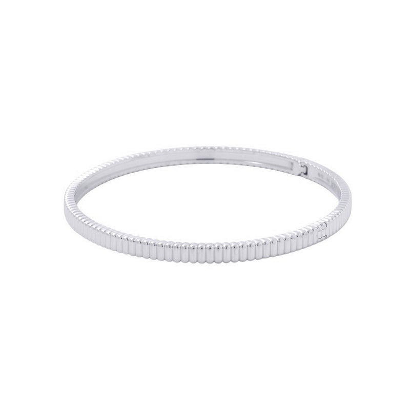 ブシュロン ブレスレット キャトル グログラン バングル スモール K18WGホワイトゴールド サイズ18 JBT00749 Boucheron