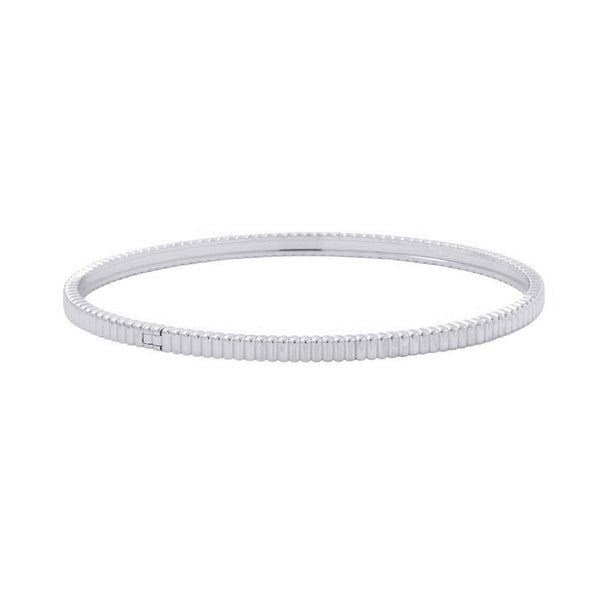 ブシュロン ブレスレット キャトル グログラン バングル スモール K18WGホワイトゴールド サイズ18 JBT00749 Boucheron