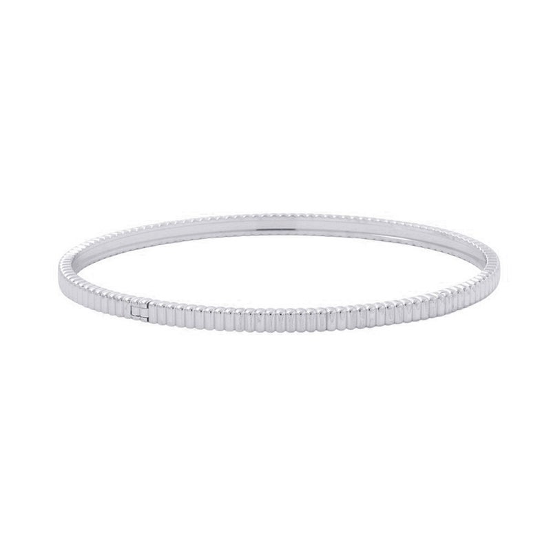ブシュロン ブレスレット キャトル グログラン バングル スモール K18WGホワイトゴールド サイズ18 JBT00749 Boucheron