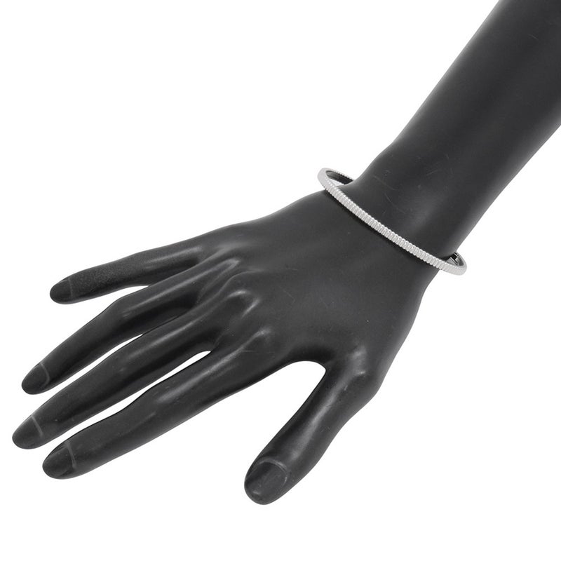 ブシュロン ブレスレット キャトル グログラン バングル スモール K18WGホワイトゴールド サイズ18 JBT00749 Boucheron