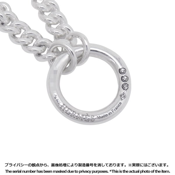 エルメス ネックレス ポワンセリエ ロングペンダント SV925シルバー HERMES ジュエリー