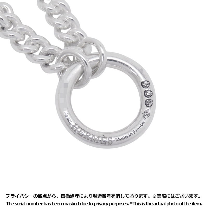 エルメス ネックレス ポワンセリエ ロングペンダント SV925シルバー HERMES ジュエリー