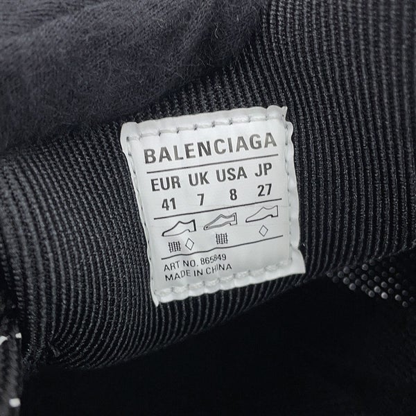 バレンシアガ スニーカー トリプル S.2 メンズサイズ41 865849 BALENSIAGA 靴 黒