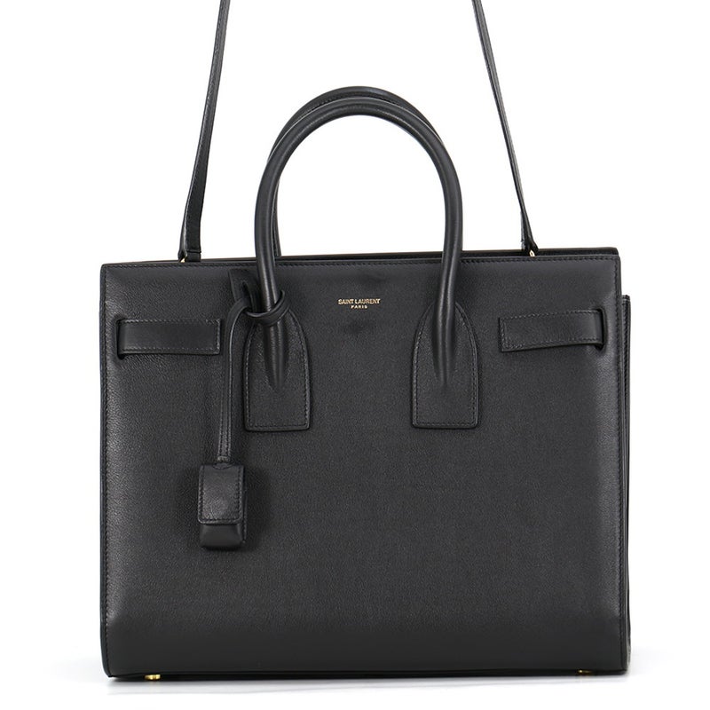 サンローランパリ ハンドバッグ サック・ド・ジュール スモール 398709 SAINT LAURENT PARIS 2way 黒