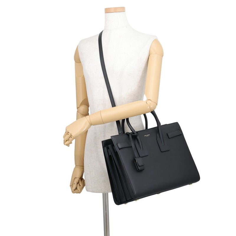 サンローランパリ ハンドバッグ サック・ド・ジュール スモール 398709 SAINT LAURENT PARIS 2way 黒