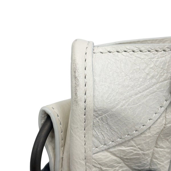 バレンシアガ ショルダーバッグ ル シティ ミニ アリーナラムスキン 806395 BALENCIAGA 2way 白
