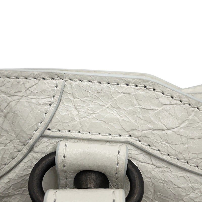バレンシアガ ショルダーバッグ ル シティ ミニ アリーナラムスキン 806395 BALENCIAGA 2way 白