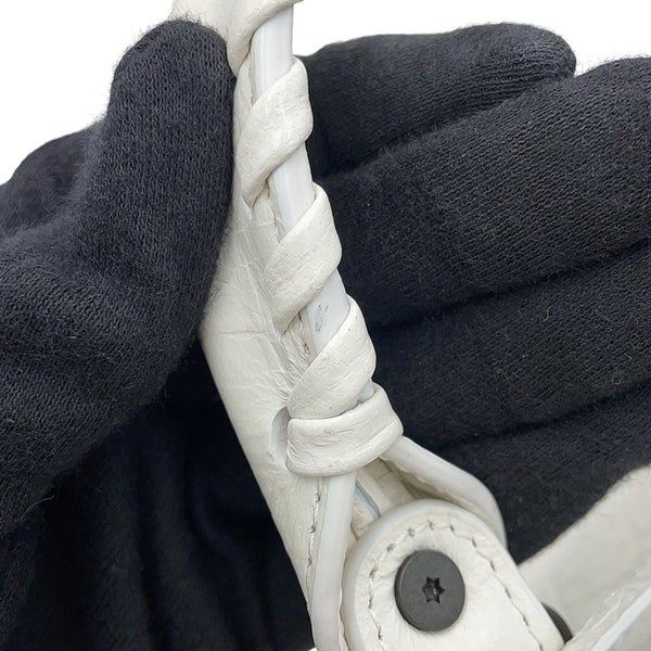 バレンシアガ ショルダーバッグ ル シティ ミニ アリーナラムスキン 806395 BALENCIAGA 2way 白