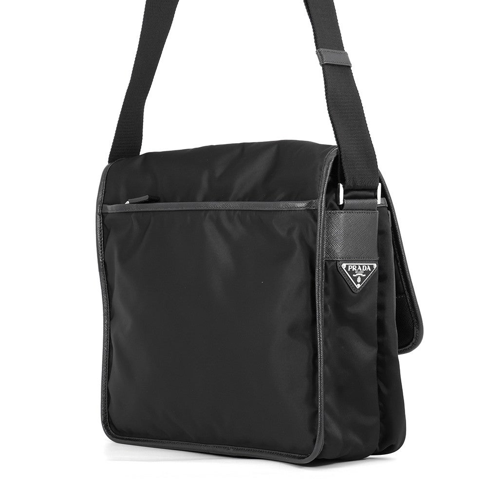 プラダ ショルダーバッグ メッセンジャーバッグ ロゴ ナイロン PRADA
