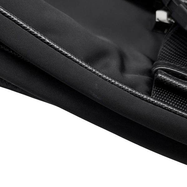 プラダ ショルダーバッグ メッセンジャーバッグ ロゴ ナイロン PRADA バッグ 黒