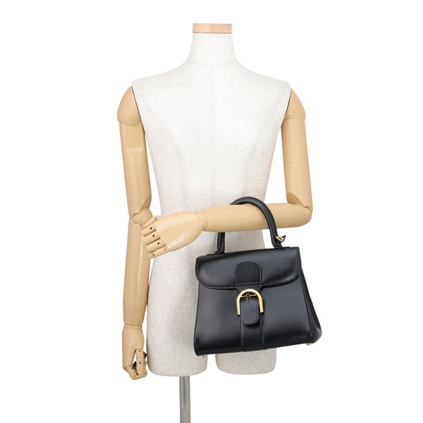 デルヴォー ハンドバッグ ブリヨンPM ボックスカーフレザー AA0569AAM099ZDO Delvaux 黒