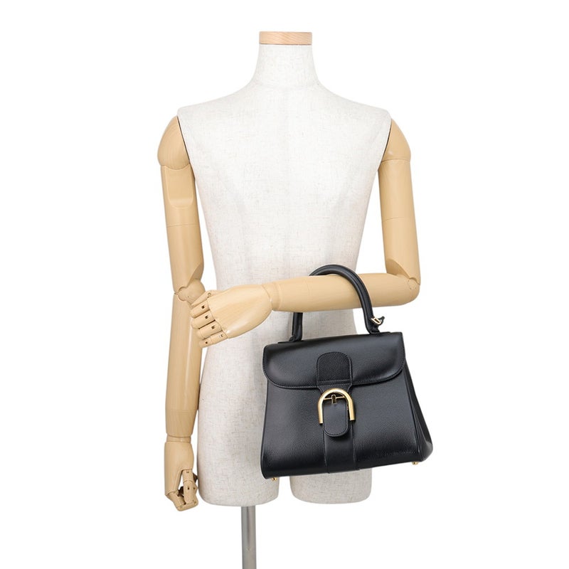 デルヴォー ハンドバッグ ブリヨンPM ボックスカーフレザー AA0569AAM099ZDO Delvaux 黒