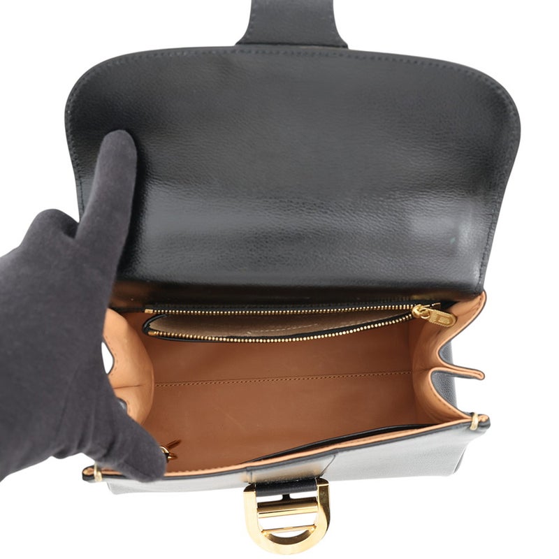 デルヴォー ハンドバッグ ブリヨンPM ボックスカーフレザー AA0569AAM099ZDO Delvaux 黒