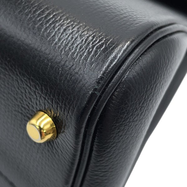 デルヴォー ハンドバッグ ブリヨンPM ボックスカーフレザー AA0569AAM099ZDO Delvaux 黒