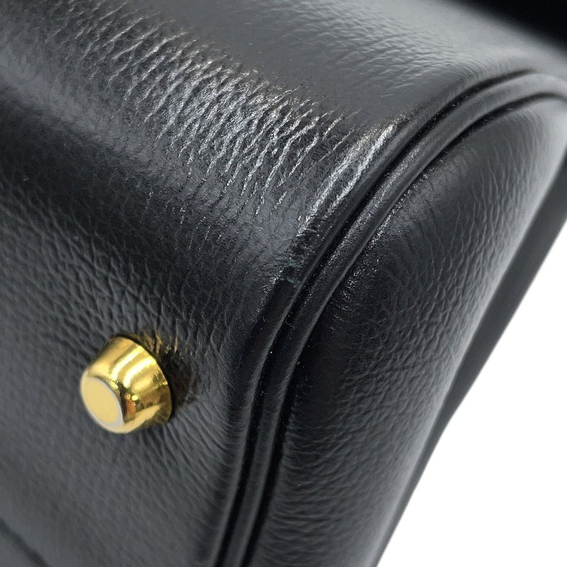デルヴォー ハンドバッグ ブリヨンPM ボックスカーフレザー AA0569AAM099ZDO Delvaux 黒