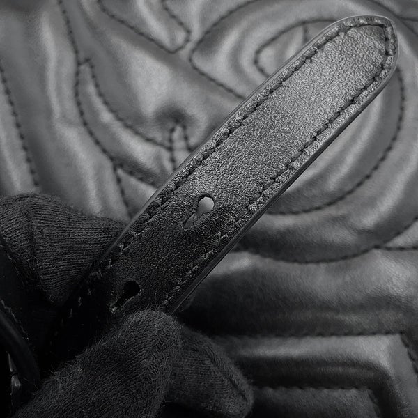 グッチ チェーンショルダーバッグ GGマーモント キルティング スモール 447632 GUCCI バッグ 黒