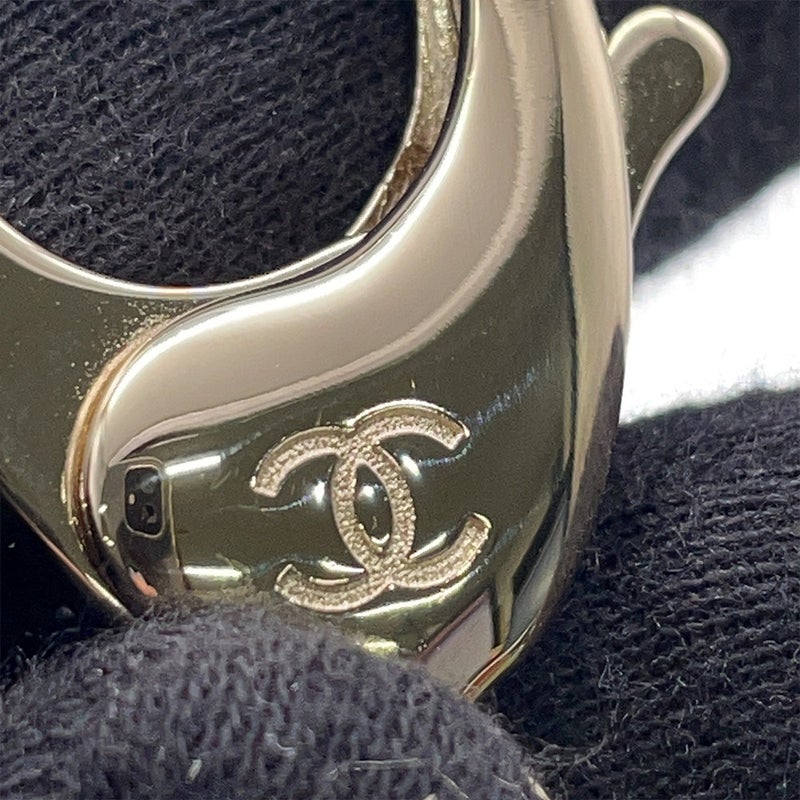 シャネル キーホルダー ココマーク フェイクパール ハート B25 A ABG045 CHANEL チャーム