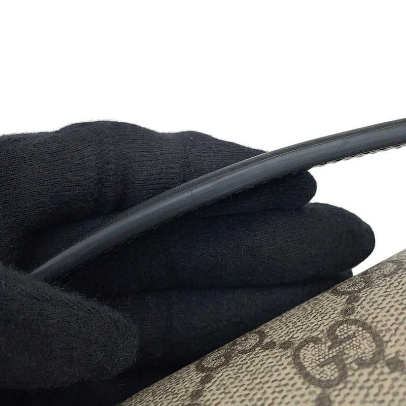 グッチ ハンドバッグ ホースビット 1955 ソフト スモール トップハンドルバッグ GGスプリーム 815206 GUCCI 2way 黒