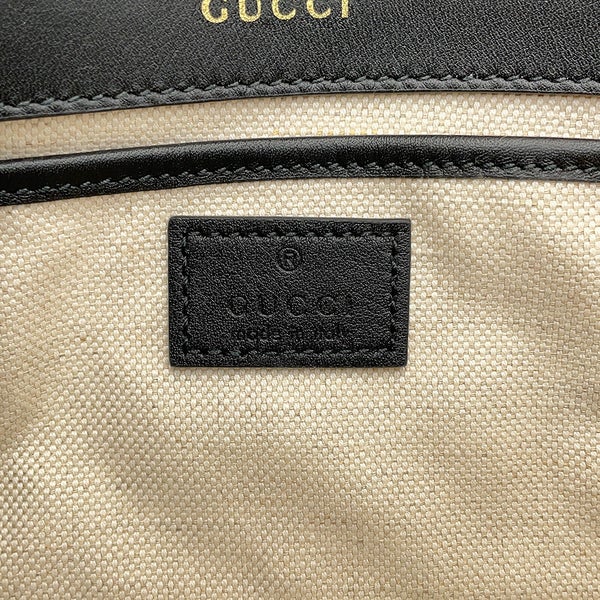 グッチ ハンドバッグ ホースビット 1955 ソフト スモール トップハンドルバッグ GGスプリーム 815206 GUCCI 2way 黒