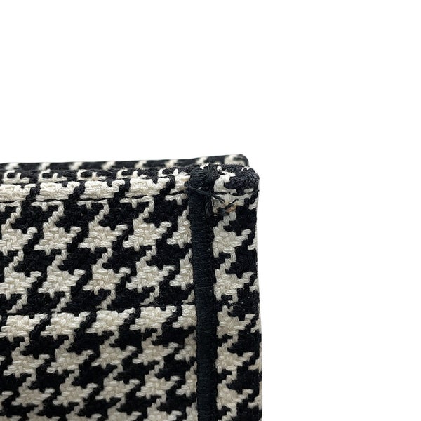 クリスチャン・ディオール トートバッグ 千鳥格子 ブックトート ラージ キャンバス M1286ZRPI Christian Dior
