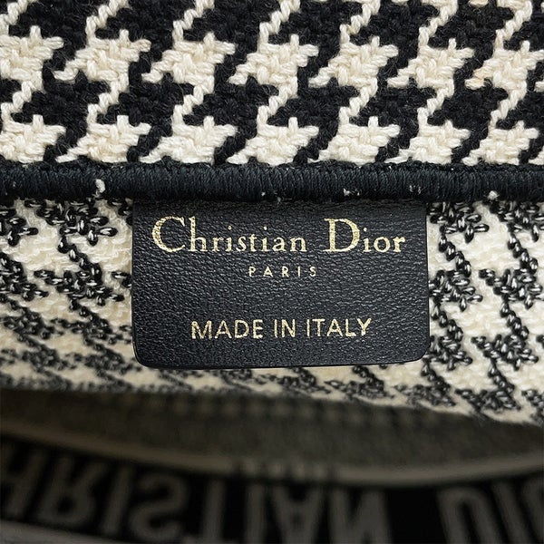 クリスチャン・ディオール トートバッグ 千鳥格子 ブックトート ラージ キャンバス M1286ZRPI Christian Dior