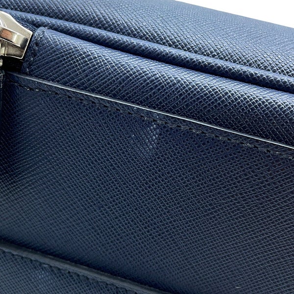 プラダ キャリーケース サフィアーノレザー トライアングルロゴ 2VQ004 PRADA スーツケース メンズ トラベル