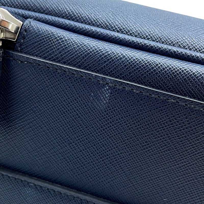 プラダ キャリーケース サフィアーノレザー トライアングルロゴ 2VQ004 PRADA スーツケース メンズ トラベル