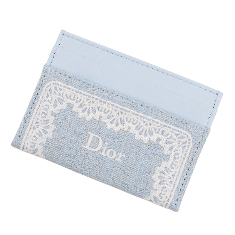 クリスチャン・ディオール カードケース オブリーク エンブロイダリー レース  S2400PUKL_M259 Christian Dior 日本限定