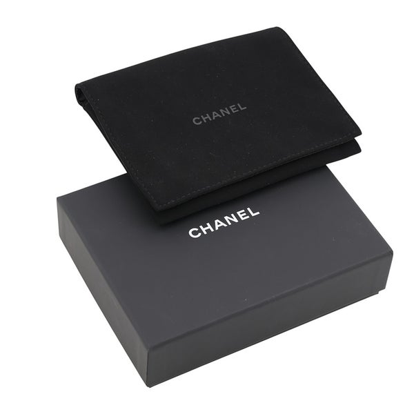 シャネル コインケース マトラッセ フラグメント キャビアスキン AP5012 CHANEL 財布 黒