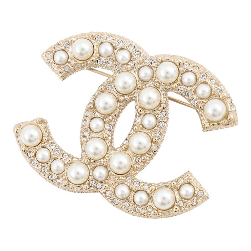 シャネル ブローチ ココマーク フェイクパール F26 V CHANEL アクセサリー