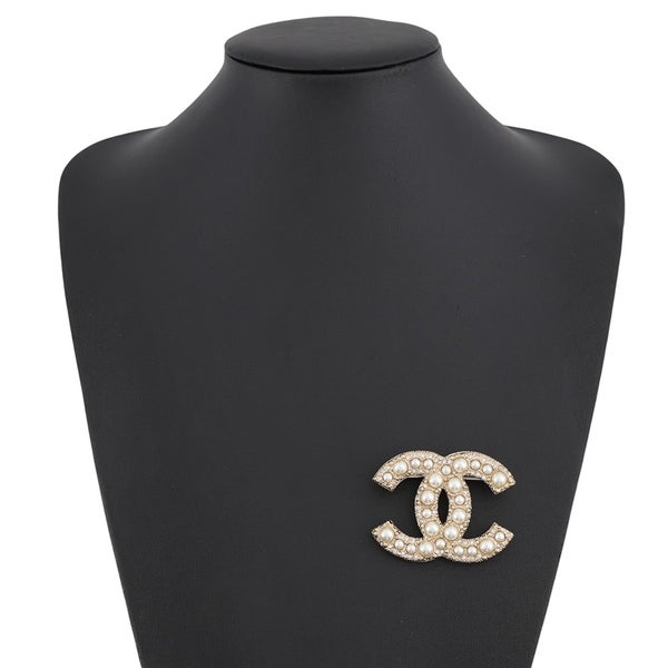 シャネル ブローチ ココマーク フェイクパール F26 V CHANEL アクセサリー