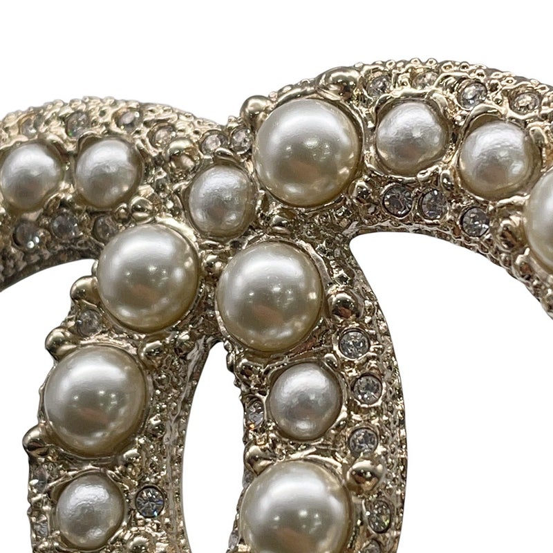 シャネル ブローチ ココマーク フェイクパール F26 V CHANEL アクセサリー