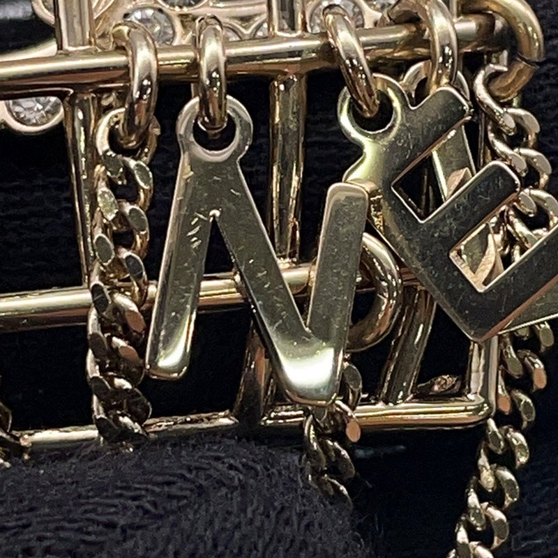シャネル ブローチ 鳥かご ココマーク ロゴ ラインストーン フェイクパール B20  BCHANEL アクセサリー