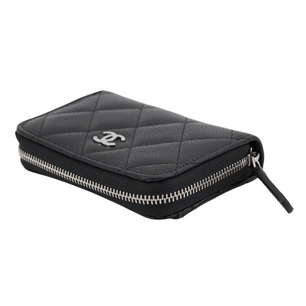 シャネル コインケース マトラッセ ココマーク キャビアスキン AP0216 CHANEL 財布 黒