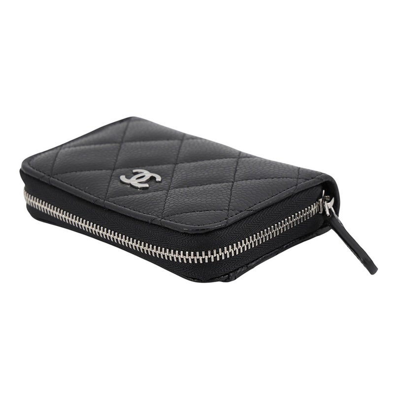 シャネル コインケース マトラッセ ココマーク キャビアスキン AP0216 CHANEL 財布 黒