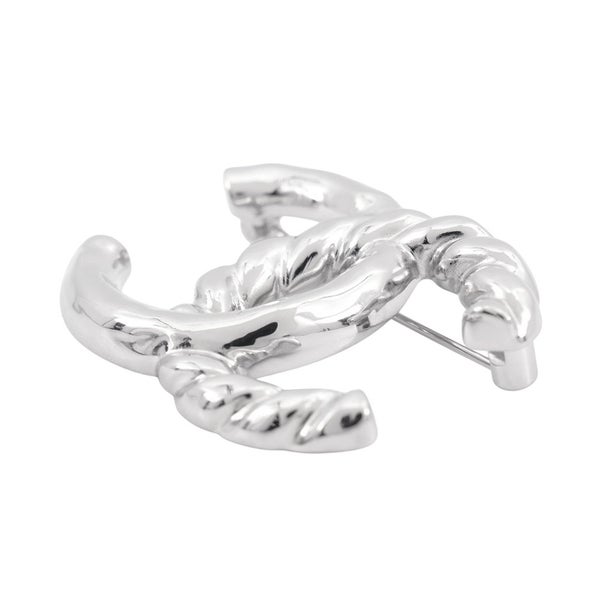 シャネル ブローチ ココマーク ツイスト メタル L25 C CHANEL アクセサリー