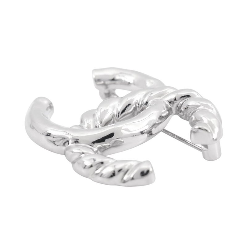 シャネル ブローチ ココマーク ツイスト メタル L25 C CHANEL アクセサリー