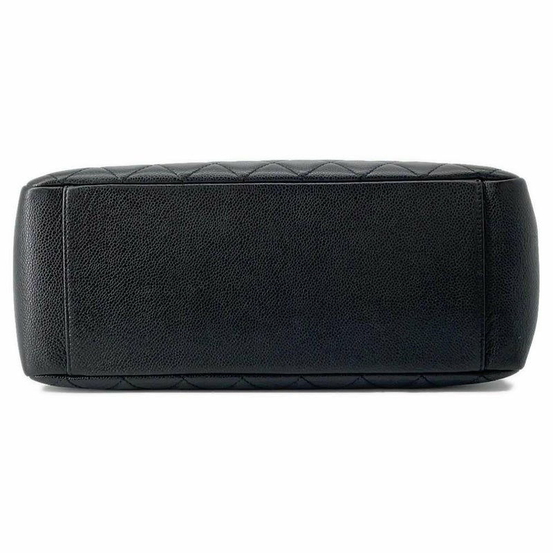 シャネル チェーントートバッグ マトラッセ ココマーク キャビアスキン GST トート A50995 CHANEL 黒