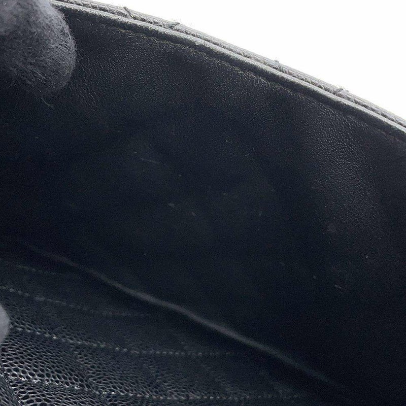 シャネル チェーントートバッグ マトラッセ ココマーク キャビアスキン GST トート A50995 CHANEL 黒