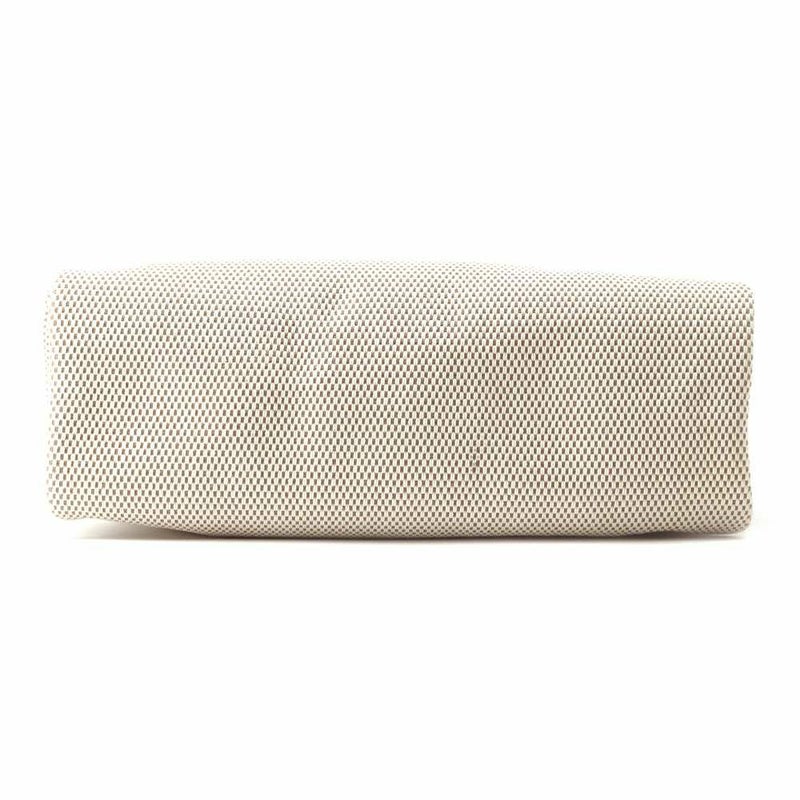 エルメス ショルダーバッグ エールバッグMM ナチュラル/エクリュ トワルアッシュ/レザー/シルバー金具 □G刻印