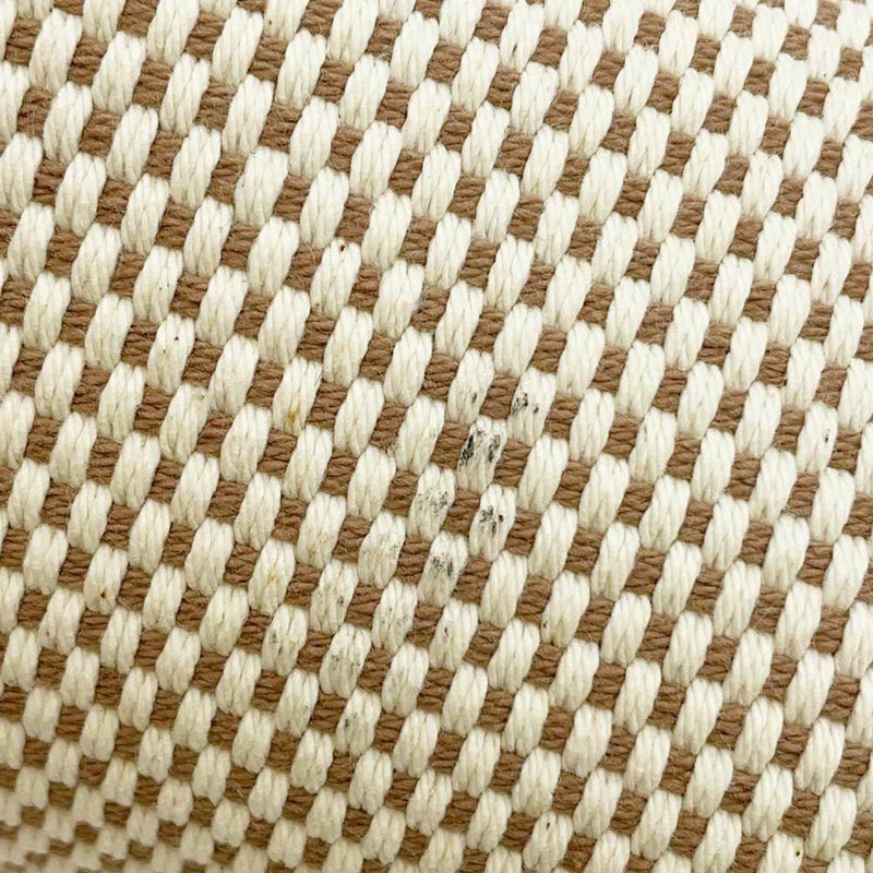 エルメス ショルダーバッグ エールバッグMM ナチュラル/エクリュ トワルアッシュ/レザー/シルバー金具 □G刻印